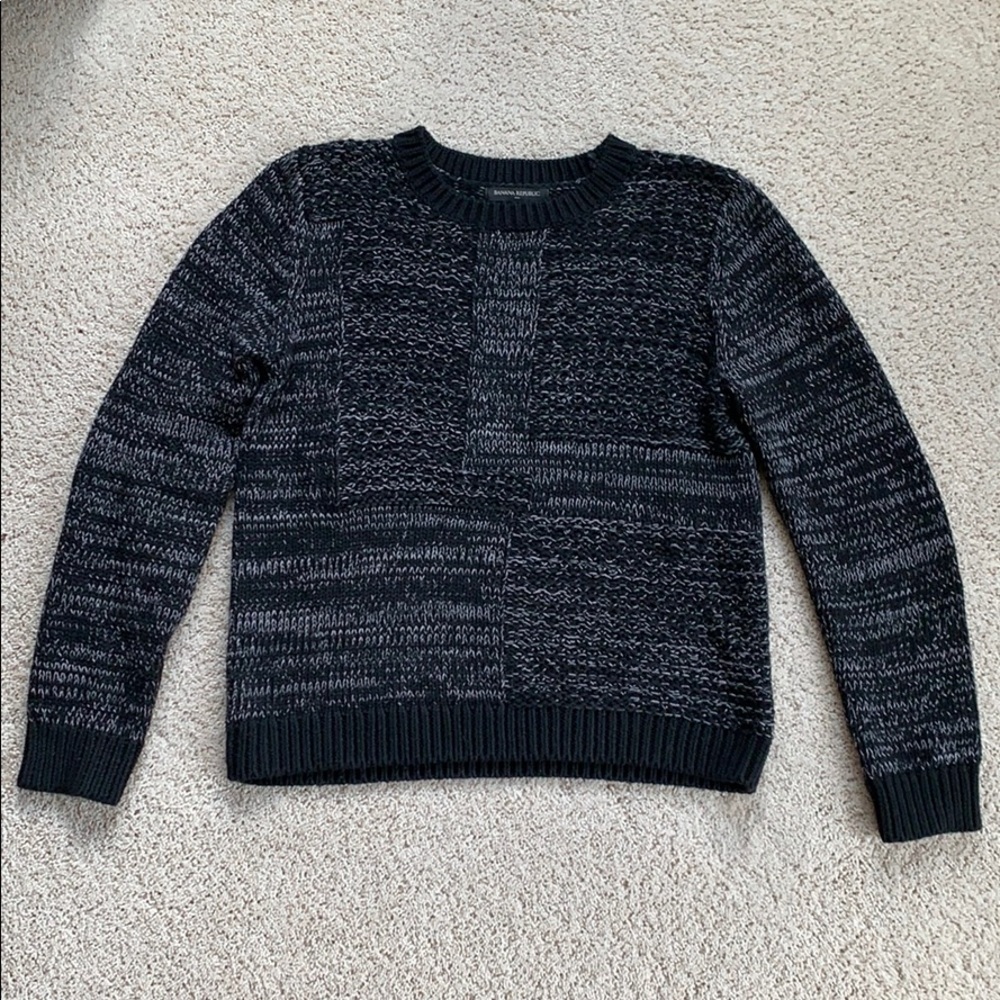 Comfy black sweater by Banana Republic